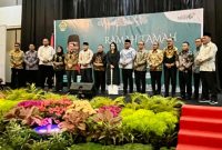 Bupati Halsel saat menghadiri Ramah Tamah  Anggota VI BPK RI Bersama Kepala Daerah se-Provinsi Maluku Utara.