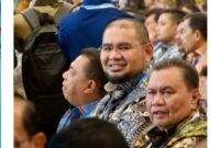 Bupati Halmahera Selatan (Halsel), Hasan Ali Bassam Kasuba saat menghadiri Rapat Koordinasi Nasional (Rakornas) Tim Percepatan Akses Keuangan Daerah (TPAKD) Tahun 2025 .