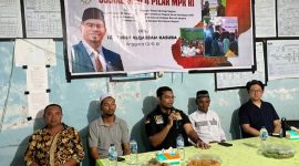 Sosialisasi 4 pilar di Balai Desa Kaireu, Jalan Siswa RT 02.