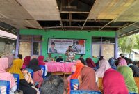 Sosialisasi 4 pilar di Kantor Desa, Jalan Hasan Umar, RT 01.