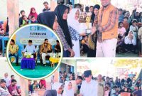 Kunjungan Bupati dan Wakil Bupati Halsel ke Desa Laluin.