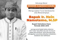 Benner ucapan duka cita mendalam dari Izzuddin Alqassam Kasuba.