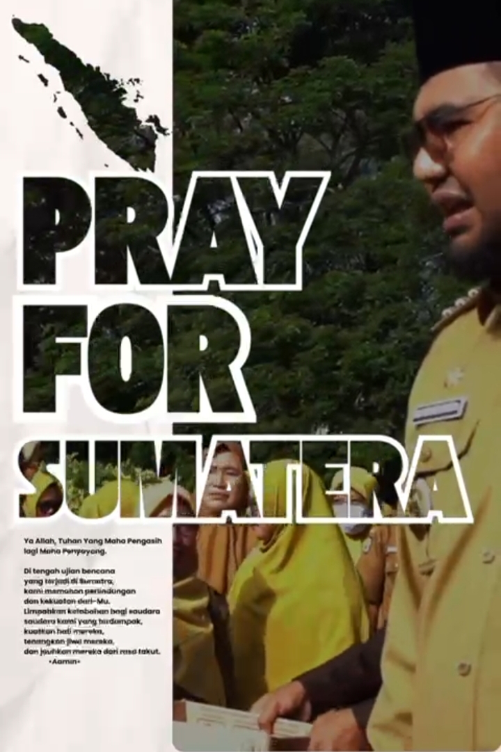 Bupati Bassam dan Wabup Helmi saat memimpin Donasi untuk Korban Banjir Sumatra.