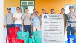 Foto bersama usai pelaksanaan Pemilihan Antar Waktu Kades Yaba.