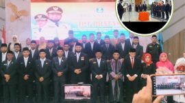 Foto bersama usai acara pelantikan.