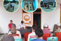 Camat Bacan Barat Utara, (BBU), Saiful Hasan, saat menggelar monitoring.