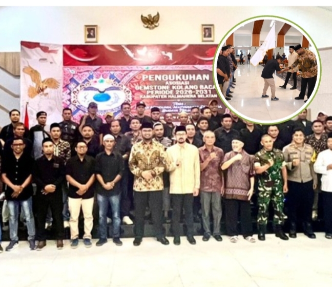 Pengukuhan Asosiasi Gemstone Kolano Bacan Periode 2026-2031.