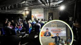 Dr. Husni Salim saat menggelar Reses di Kecamatan Gane Timur Tengah. (Doc// Hakim)