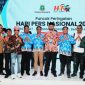 Bupati Halsel, Hasan Ali Bassam Kasuba, saat menghadiri peringatan HPN 2026.