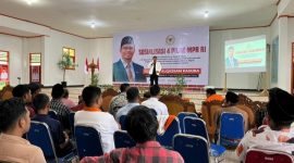 Kegiatan sosialisi 4 pilar di Kabupaten Halmahera Selatan, Rabu (24/12/2025).