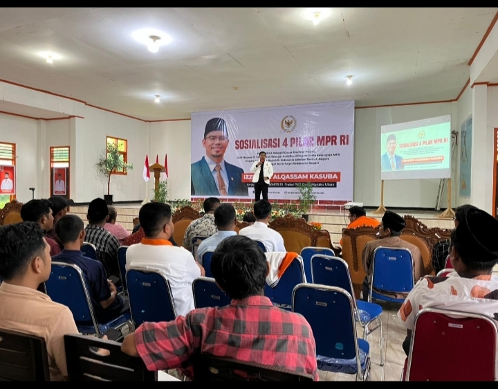 Kegiatan sosialisi 4 pilar di Kabupaten Halmahera Selatan, Rabu (24/12/2025).