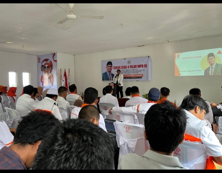 Sosialisasi 4 pilar Bangsa di kota Ternate, Rabu (24/12/2025).