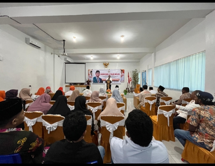 Kegiatan sosialisasi 4 pilar di Tidore Kepulauan, jumaat (26/12/2025).