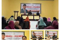 Sosialisasi 4 Pilar di Aula Pertemuan Desa Babang, Senin (9/2/2026).