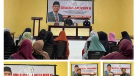 Sosialisasi 4 Pilar di Aula Pertemuan Desa Babang, Senin (9/2/2026).