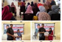 Kegiatan sosialisasi 4 Pilar Bangsa melibatkan Ibu-ibu di Desa Babang, Senin (9/2/2026).