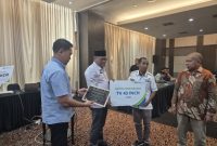 Penghargaan dari BPJS Ketenagakerjaan kepada Pemkab Halsel melalui DPMD Atas Dukungan Peningkatan UCJ.