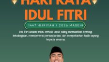 Benner Ucapan Selamat Idul Fitri 1447 H, Arfan Rusli Andili, Mahasiswa Hukum Universitas Nurul Hasan Bacan (Unsan Bacan).