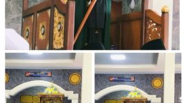 Guntur Efendi saat menyampaikan Khutbah Idul Fitri 1447 H di Mesjid Arrahman Desa Babang.