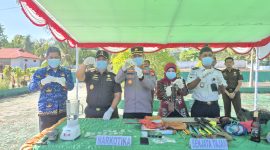 Pemusnahan Puluhan Barang Rampasan Tindak Pidana yang telah berkekuatan hukum  (Interaktif.)