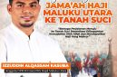 Ucapan selamat Anggota DPR RI Dapil Malut, Izzuddin Alqassam Kasuba. (Desainer Hakim).