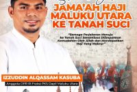 Ucapan selamat Anggota DPR RI Dapil Malut, Izzuddin Alqassam Kasuba. (Desainer Hakim).