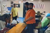 Pemulangan Jenazah ke pulau Morotai melalui pelabuhan Babang menggunakan kapal.