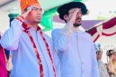 Anggota DPR RI Dapil Malut, Izzuddin Alqassam Kasuba (kanan), Sultan Bacan, Muhammad Irsyad Maulana Syah (kiri).