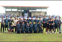 Foto bersama Management dan Skuad Bacan United usai laga melawan Oba Utama. (Shain).