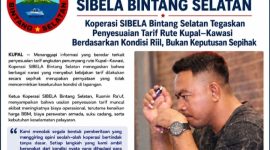 Flayer siaran pers Koperasi Sibela Bintang Selatan. (Doc// Koperasi SBS)