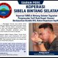 Flayer siaran pers Koperasi Sibela Bintang Selatan. (Doc// Koperasi SBS)