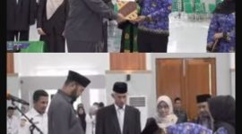 Penyerahan SK 100% CPNS formasi tahun 2024.
