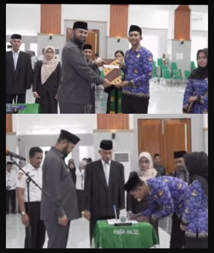 Penyerahan SK 100% CPNS formasi tahun 2024.