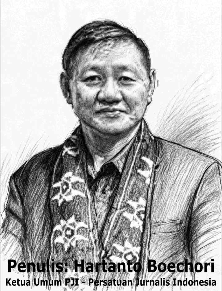 Ketua Umum Persatuan Jurnalis Indonesia (PJI), Hartanto Boechori.