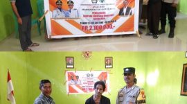 Penyaluran BLT Desa Liaro.