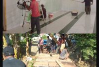 Perbaikan dan pembangunan fasilitas umum dan sarana Ibadah di Desa Liaro.