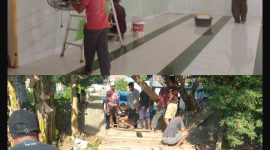 Perbaikan dan pembangunan fasilitas umum dan sarana Ibadah di Desa Liaro.